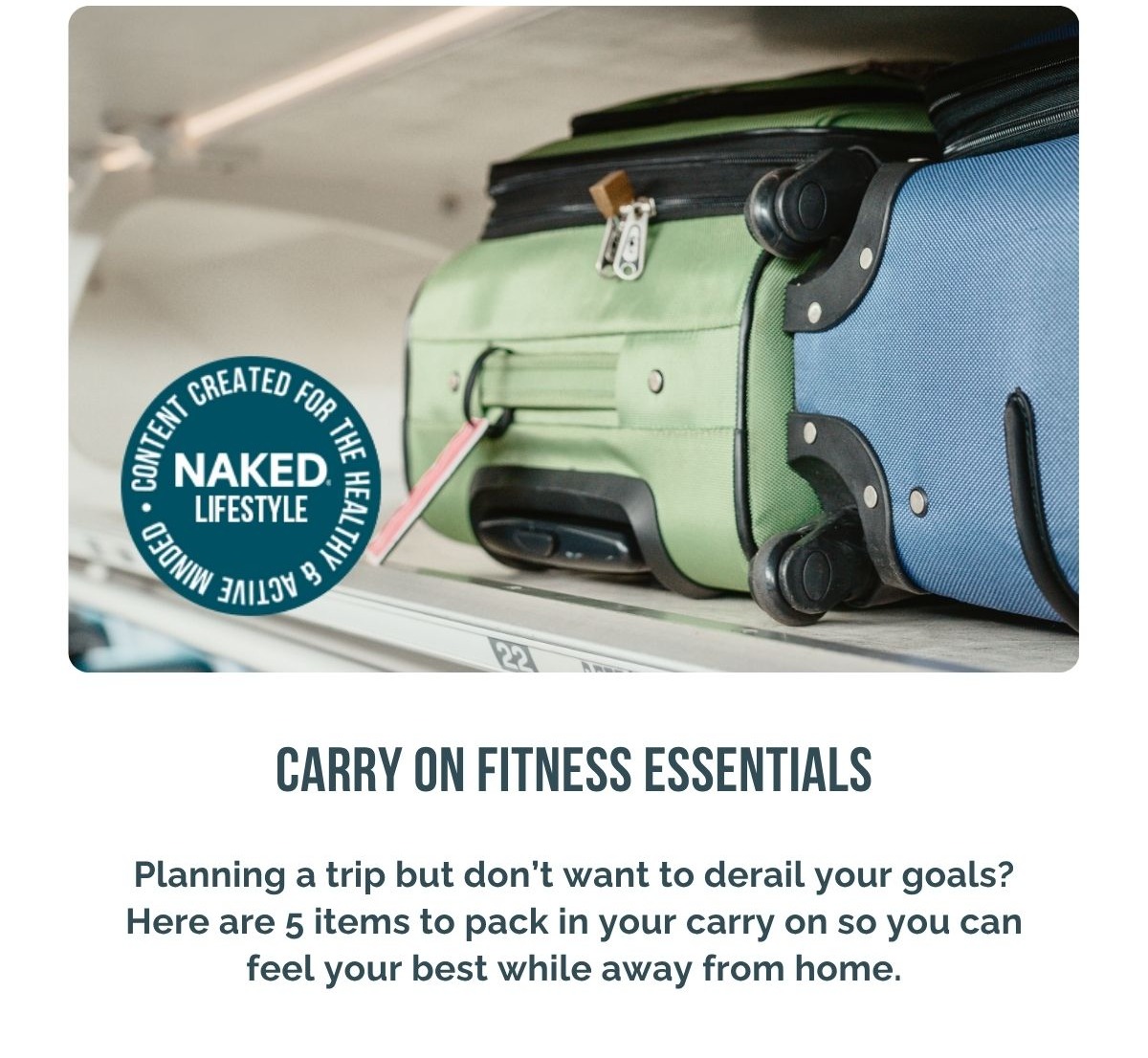 Carry On Fitness Essentials