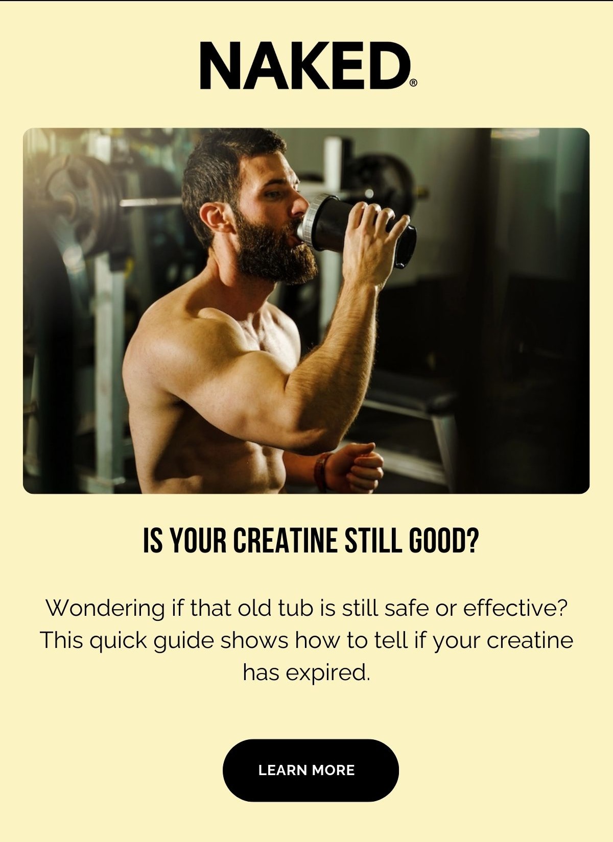 Is Your Creatine Still Good?