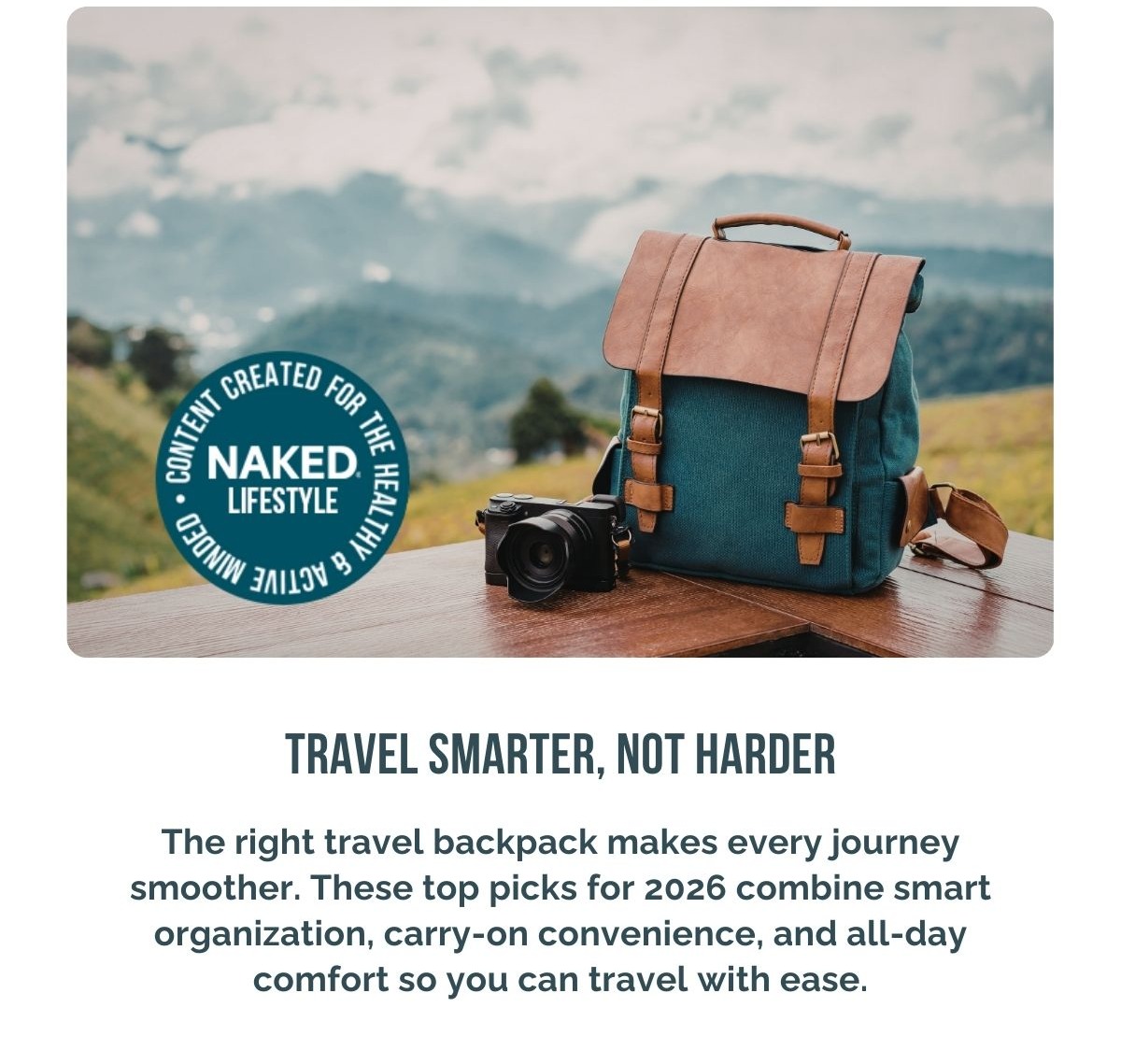 Travel Smarter, Not harder