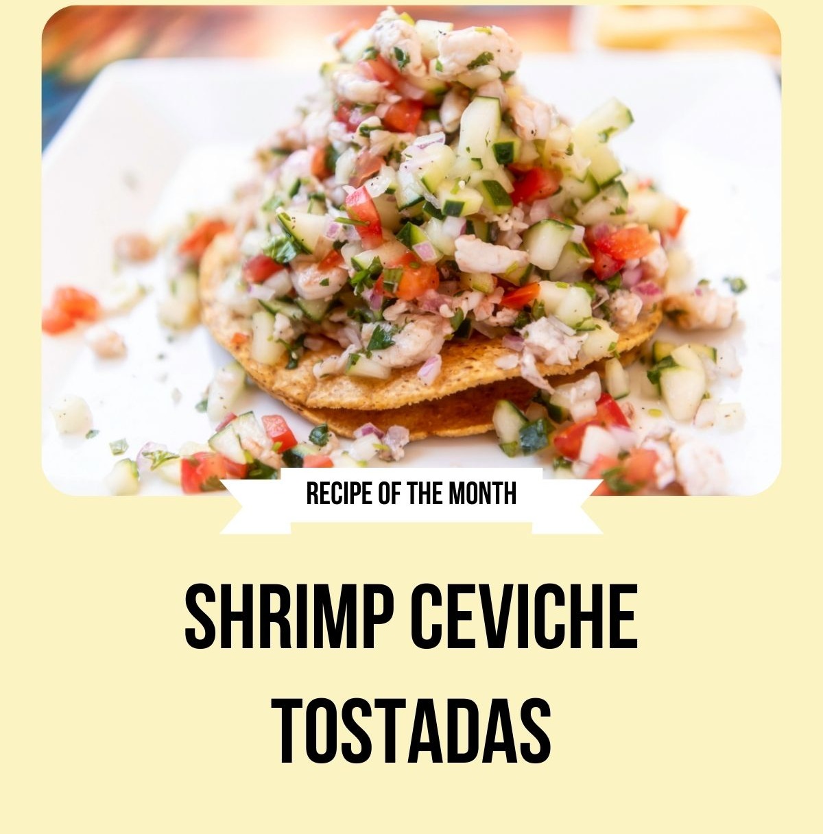 Shrimp Ceviche Tostadas