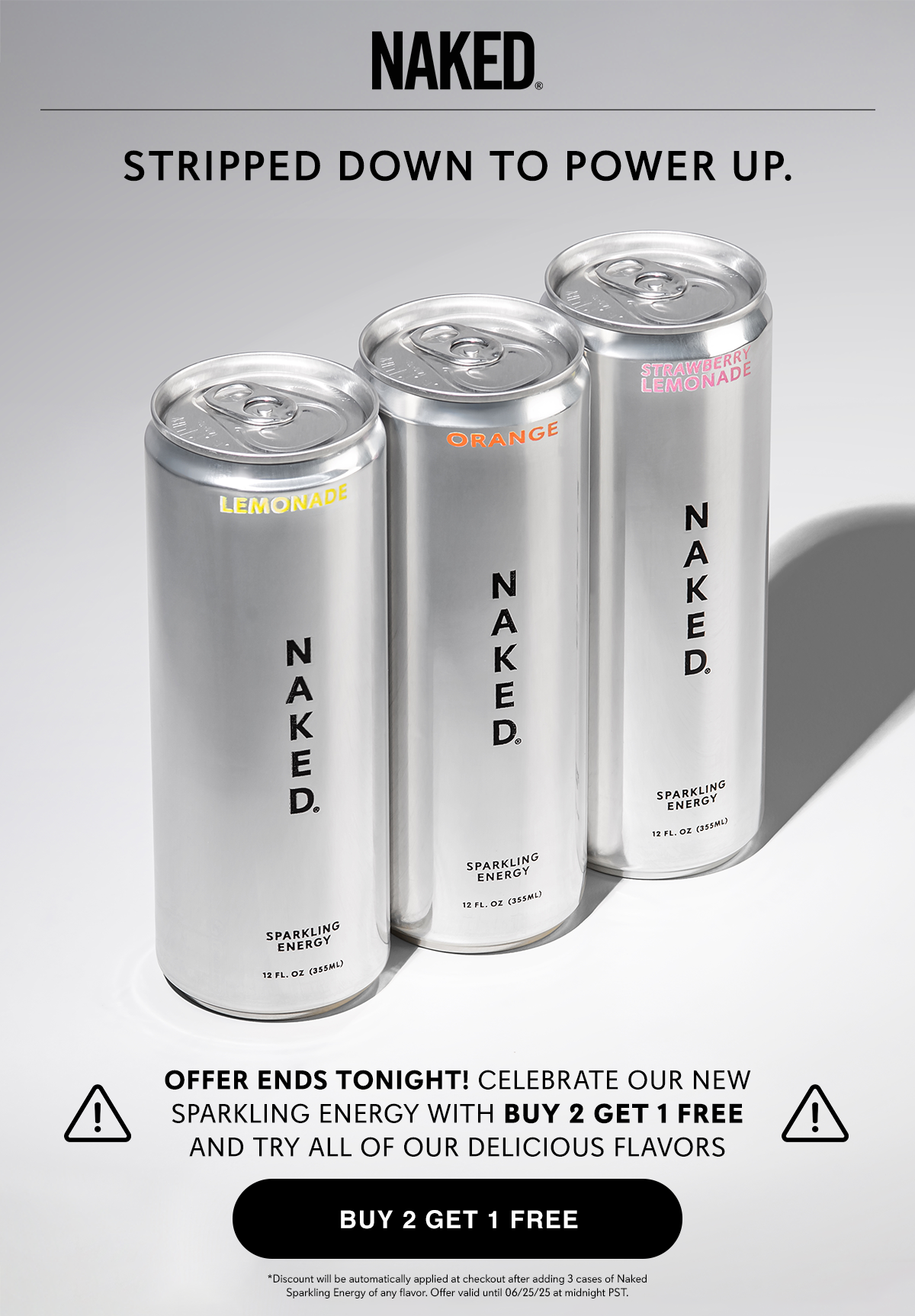 Stripped down to power up