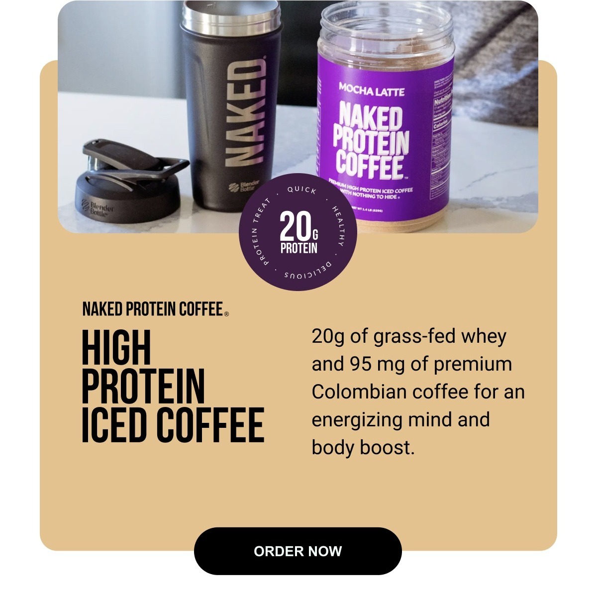 Naked Protein Coffee