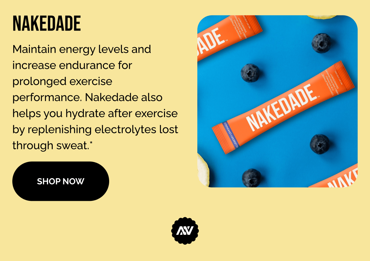 Maintain energy levels and increase endurance for prolonged exercise performance. Nakedade also helps you hydrate after exercise by replenishing electrolytes lost through sweat.*