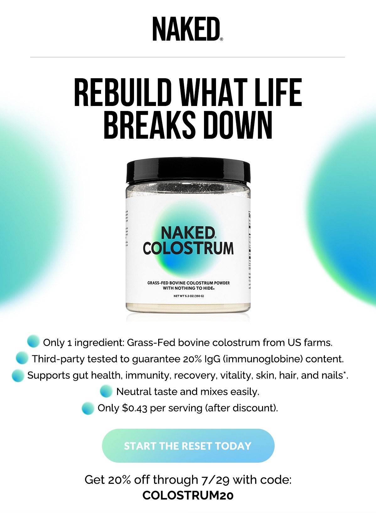 Rebuild What Life Breaks Down