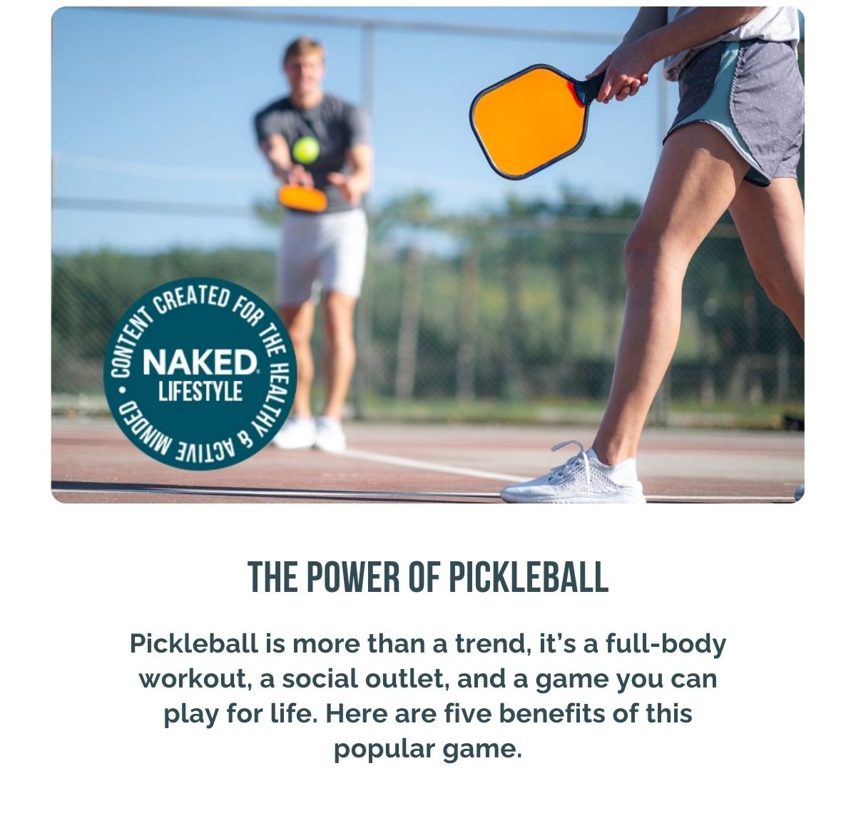 The Power of Pickleball