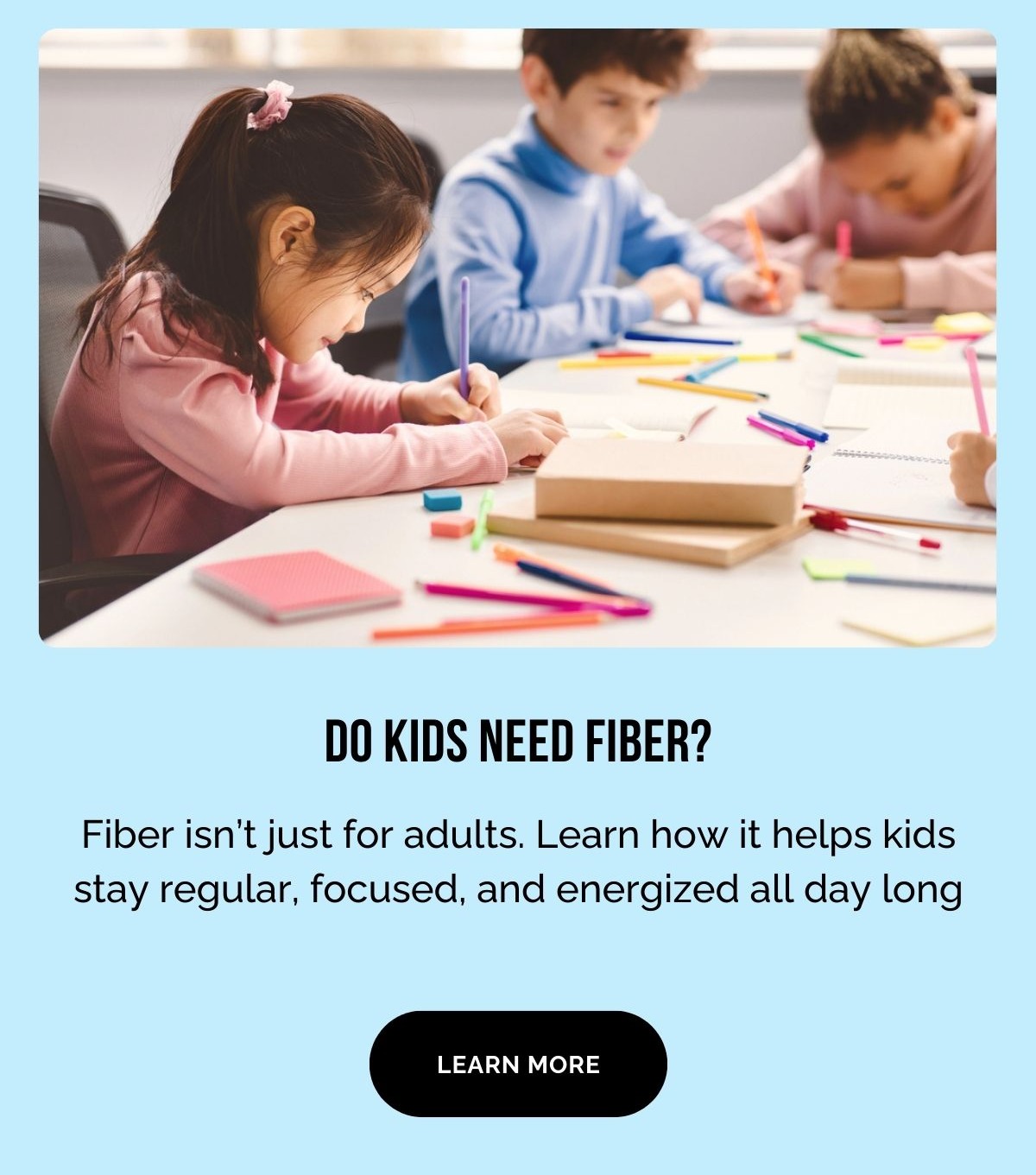 Do Kids Need Fiber?