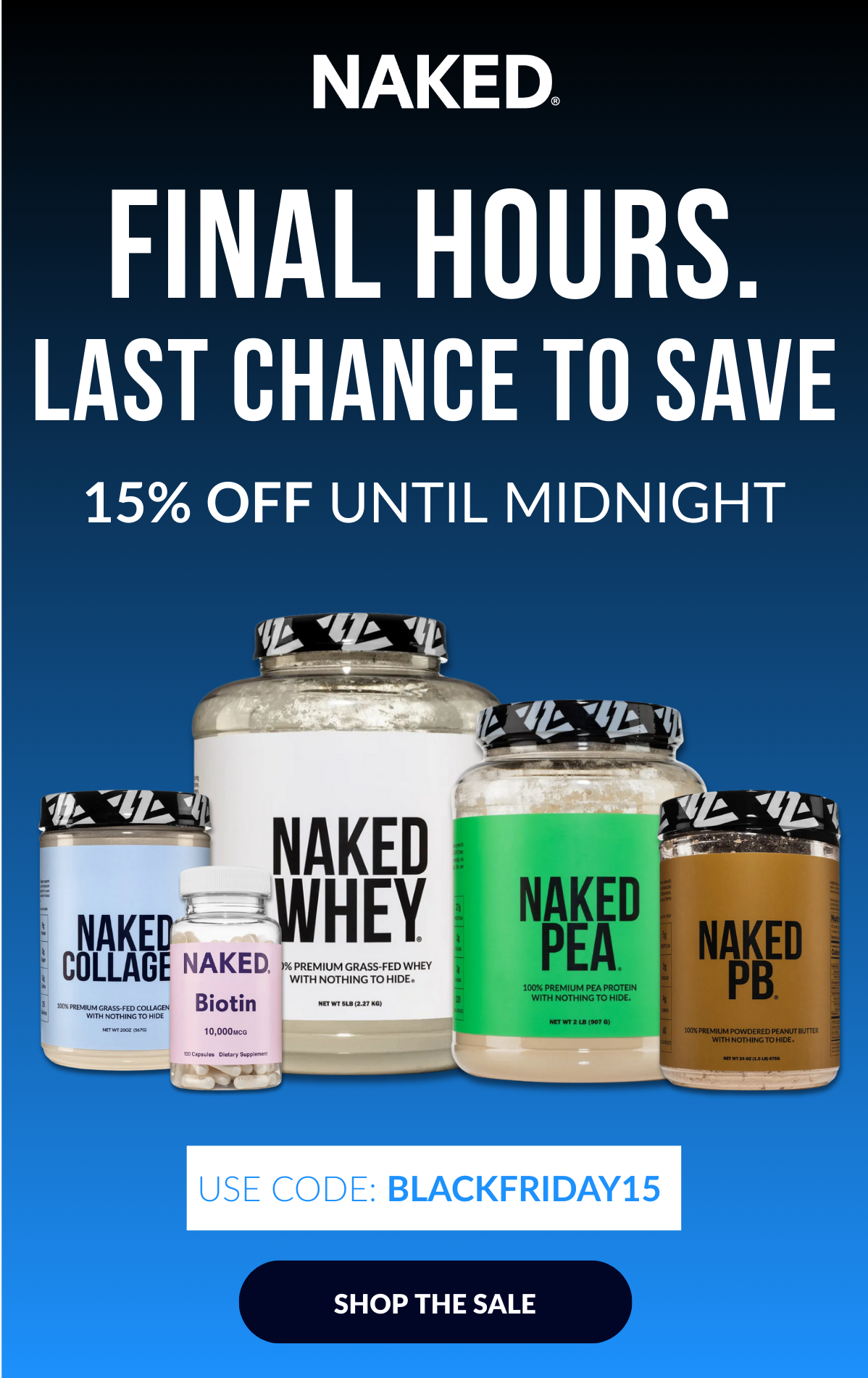 Black Friday: Save 15%