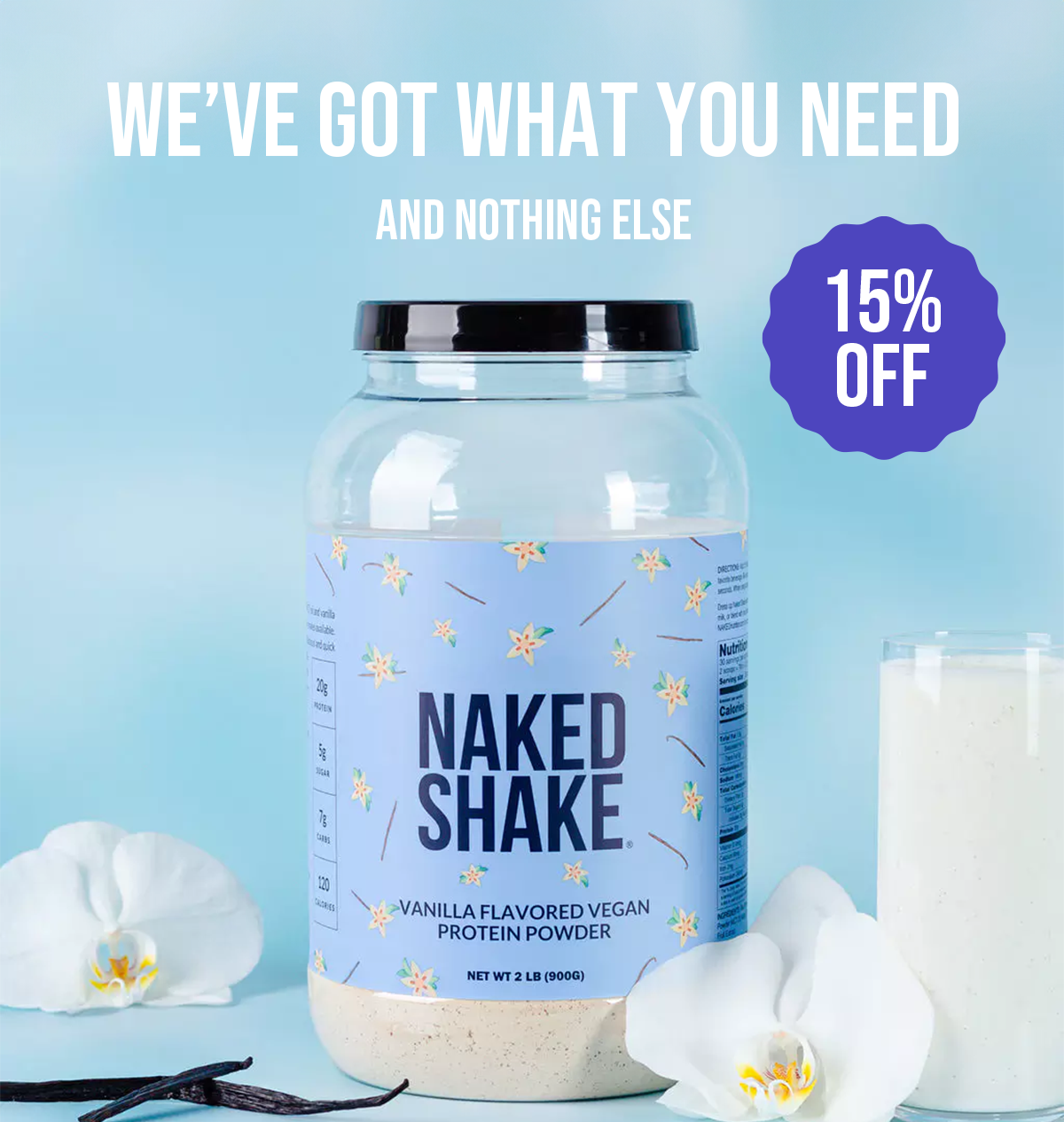 We've got what you need, and nothing else