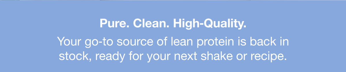 Pure. clean. High-Quality