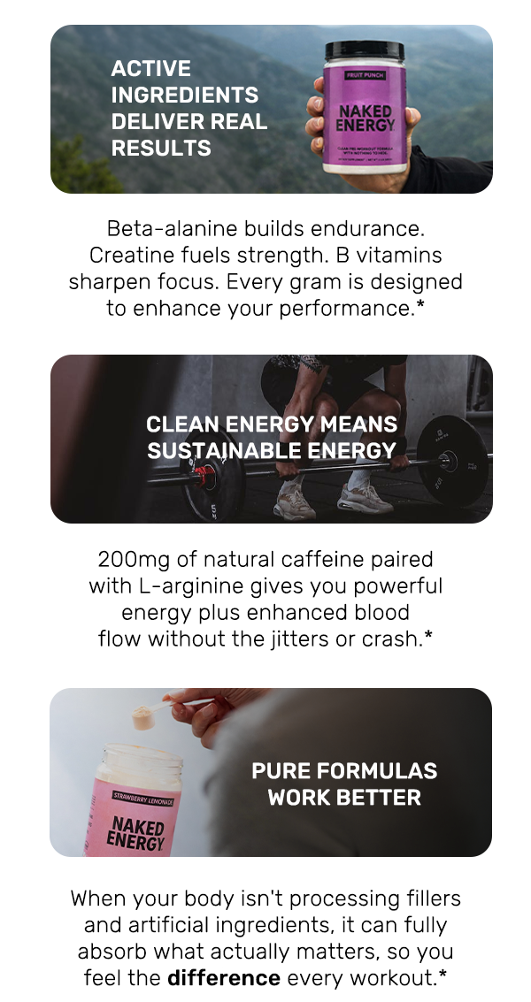 Active Ingredients Deliver Real Results