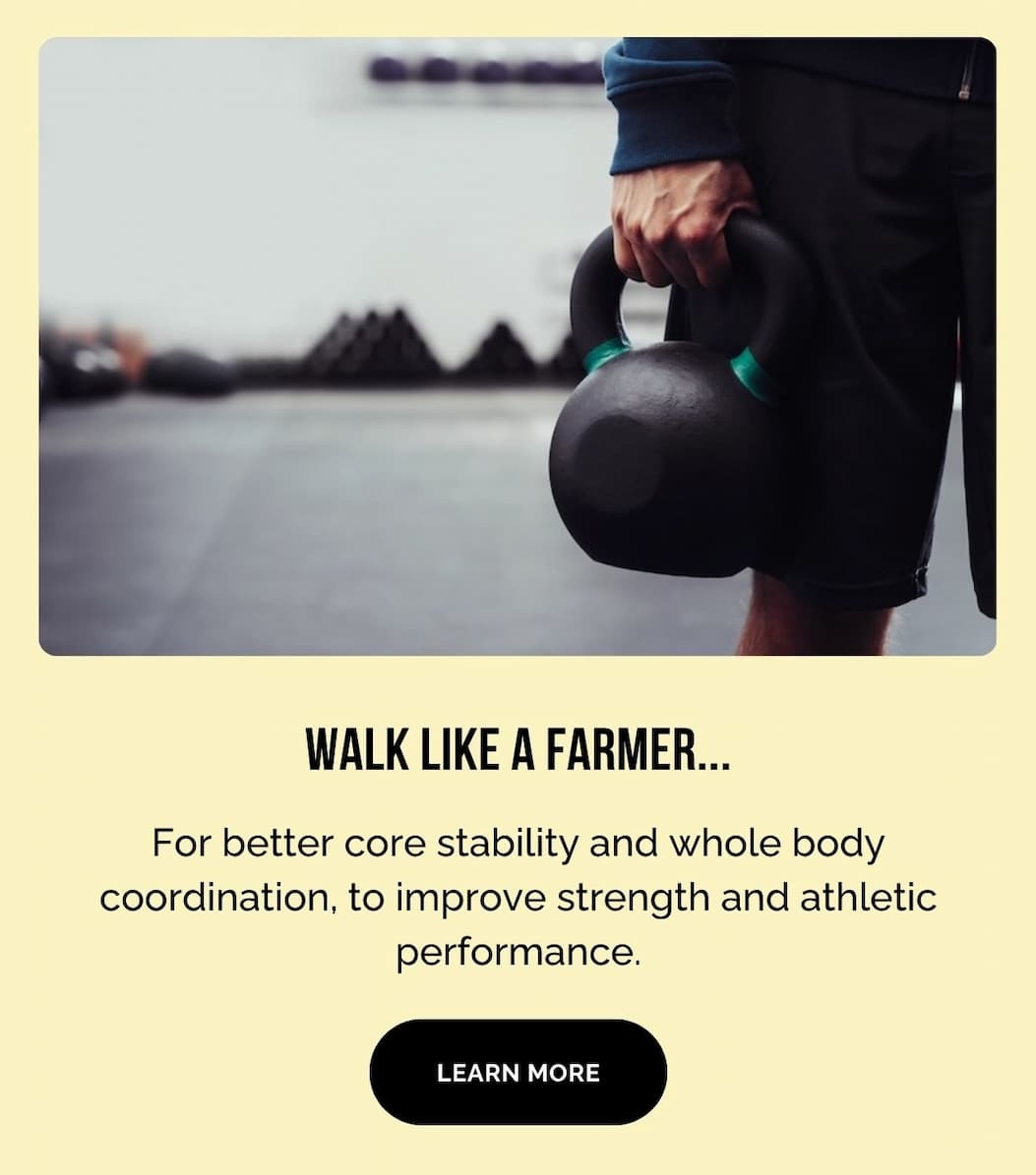 Walk Like A Farmer...