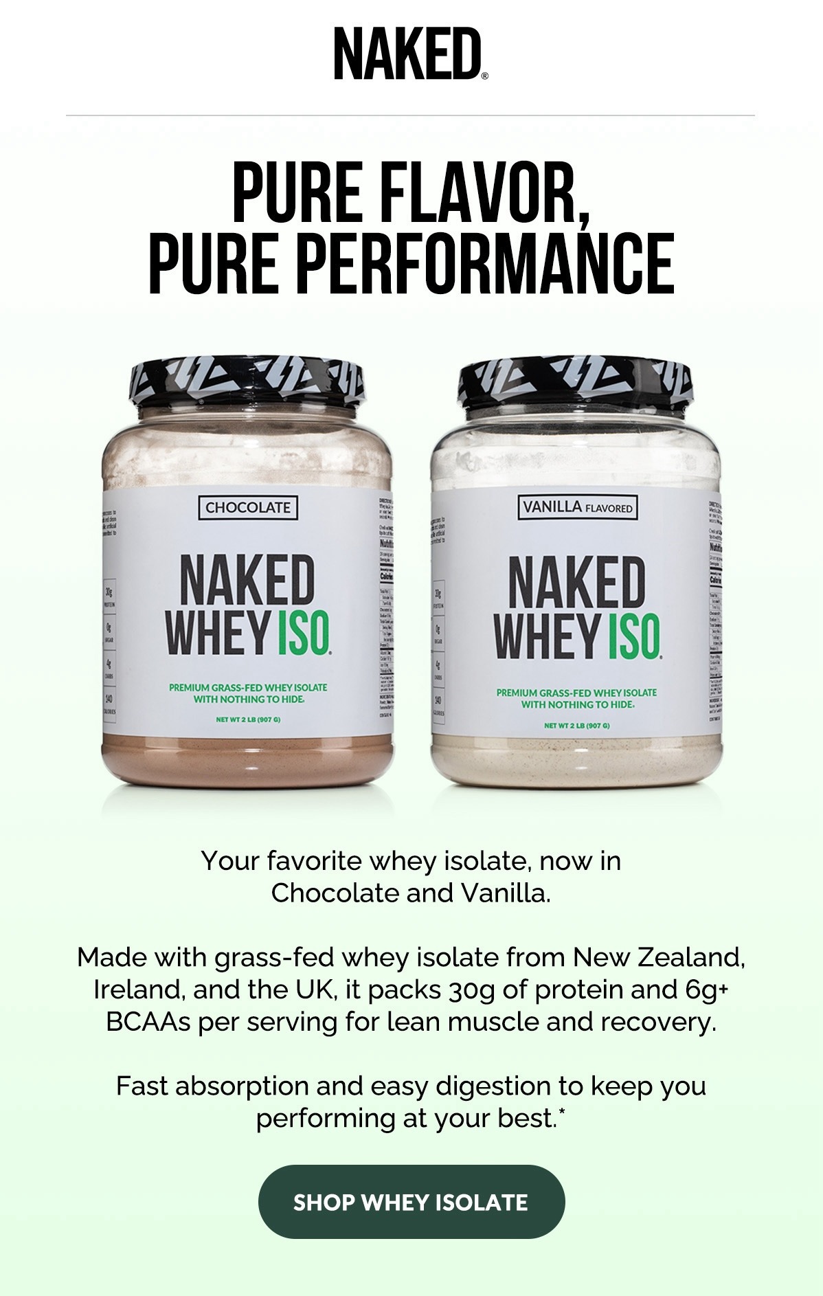 Pure Flavor, Pure Performance
