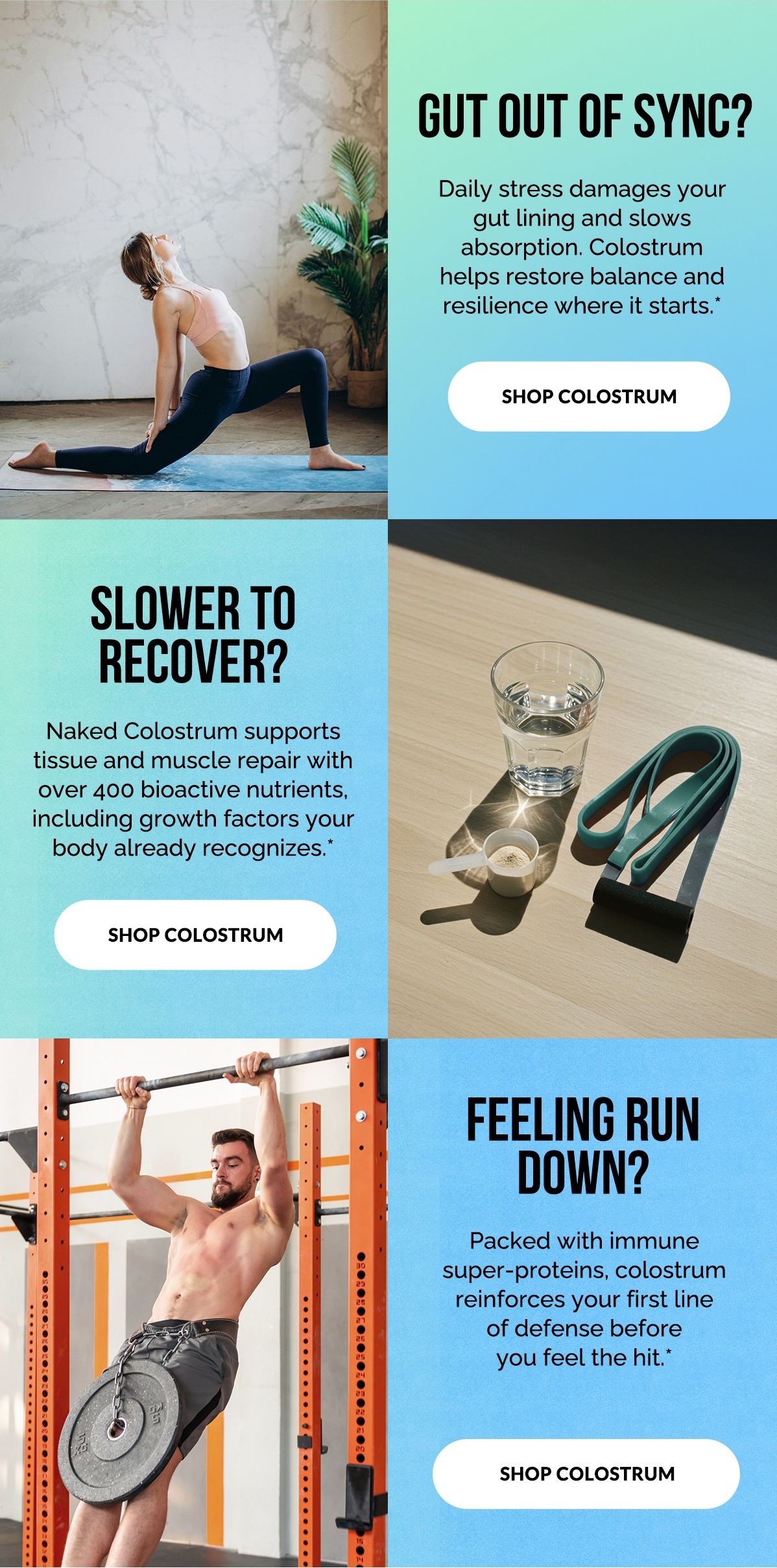 Gut Out of Sync? Slower to Recover? Feeling Run Down?