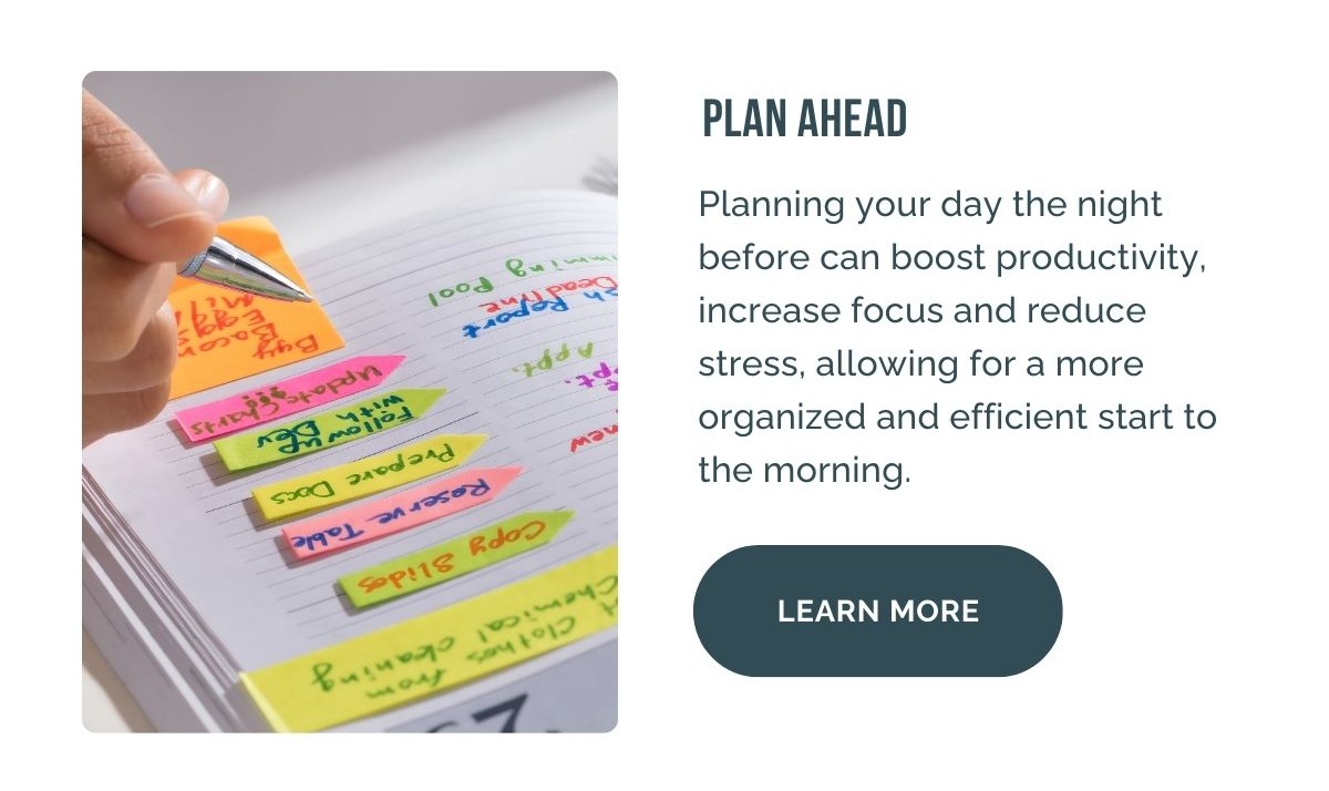 Plan Ahead