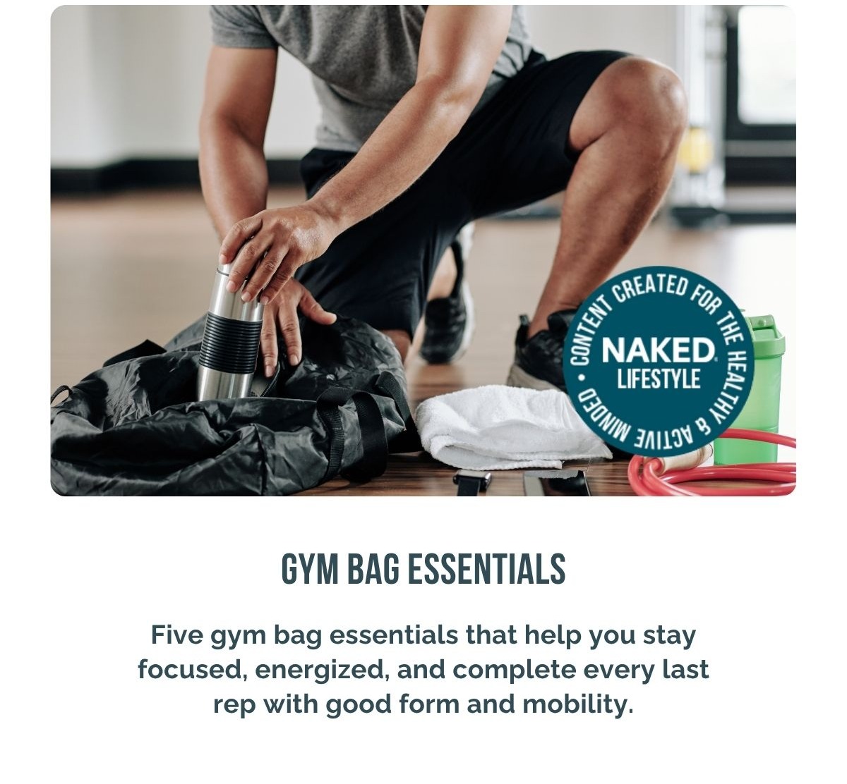 Gym Bag Essentials