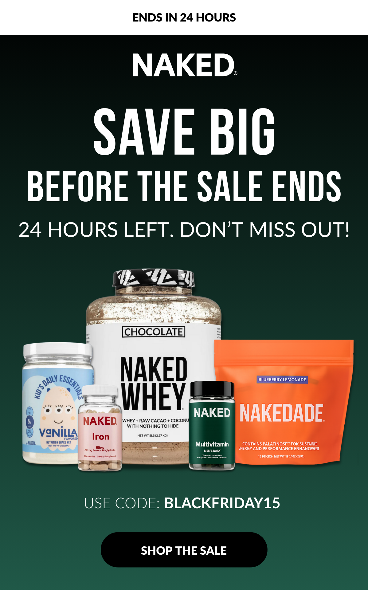 Black Friday: Save 15%