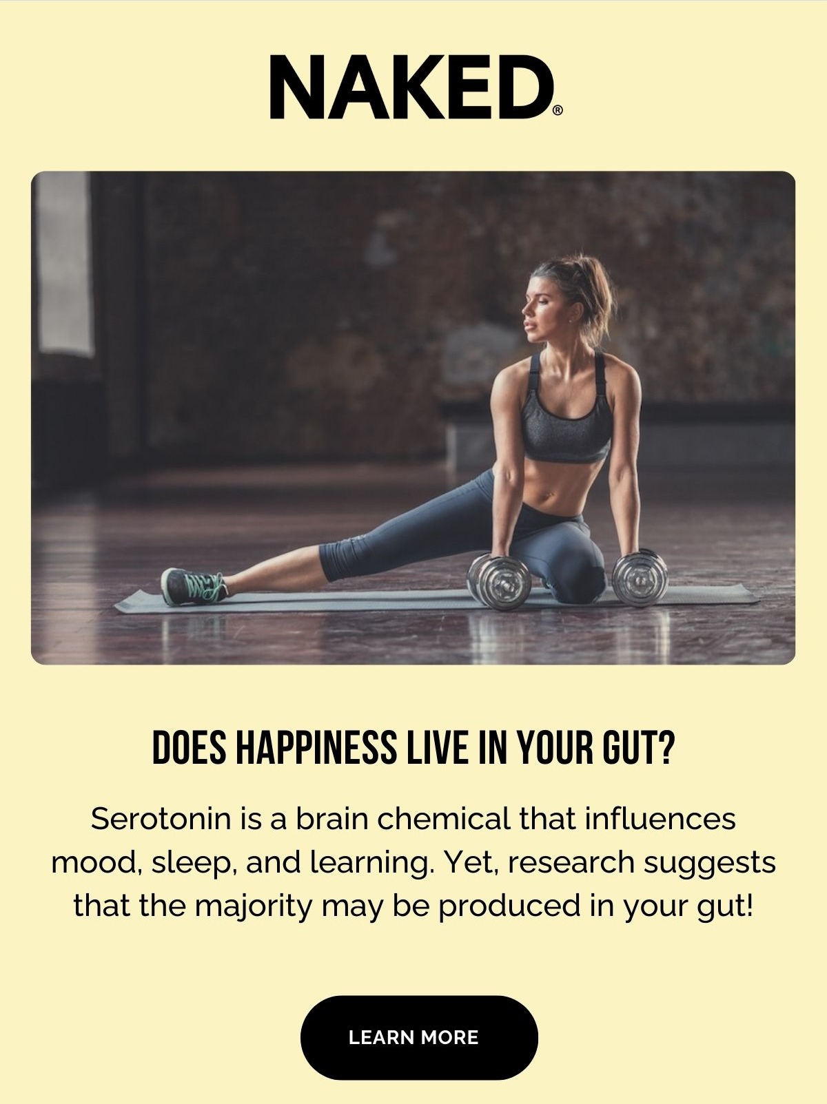 Does Happiness Live in Your Gut?