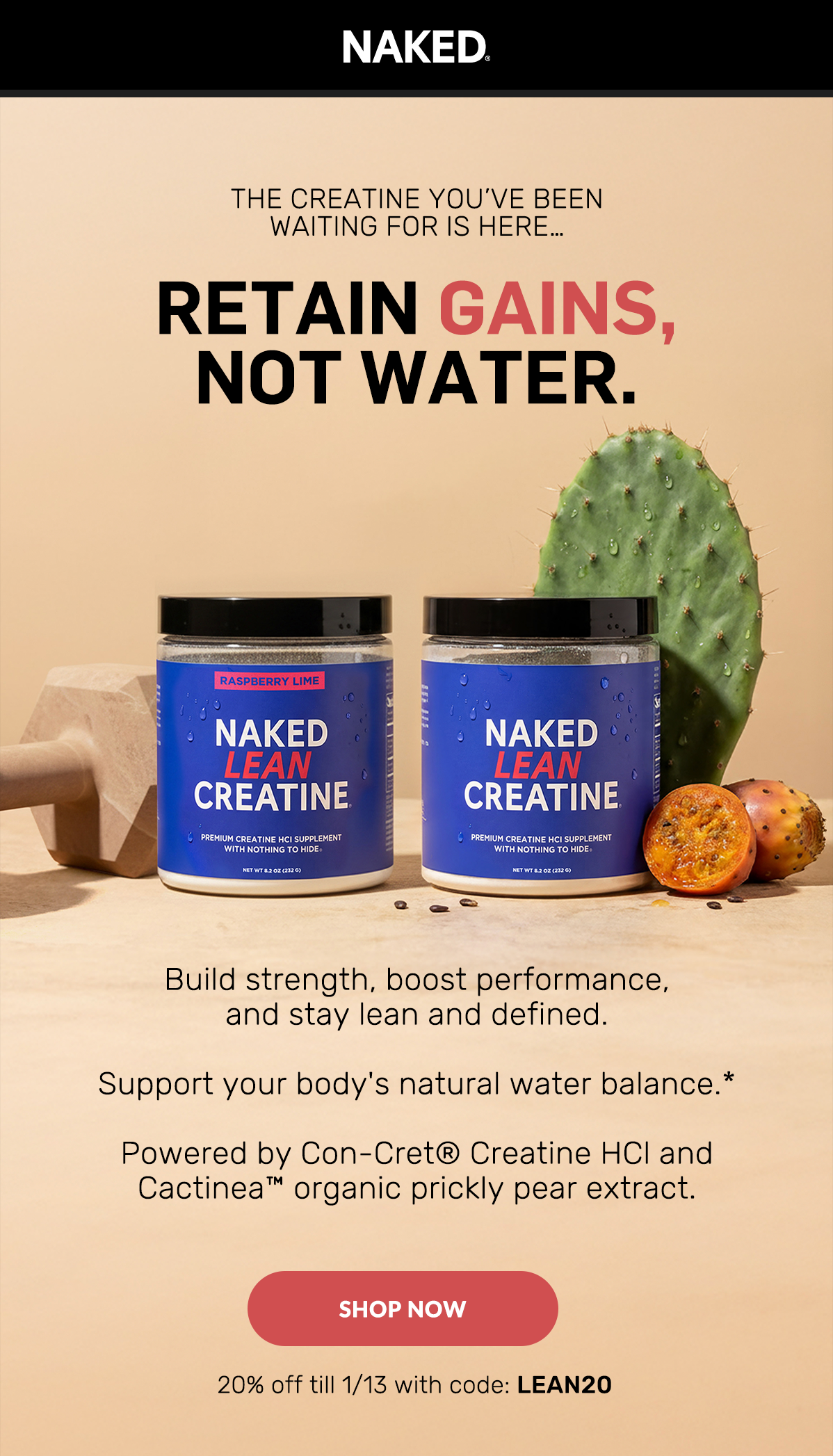 Retain Gains, Not Water