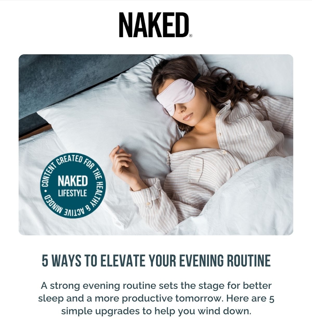 5 Ways to Elevate Your Evenigg Routine