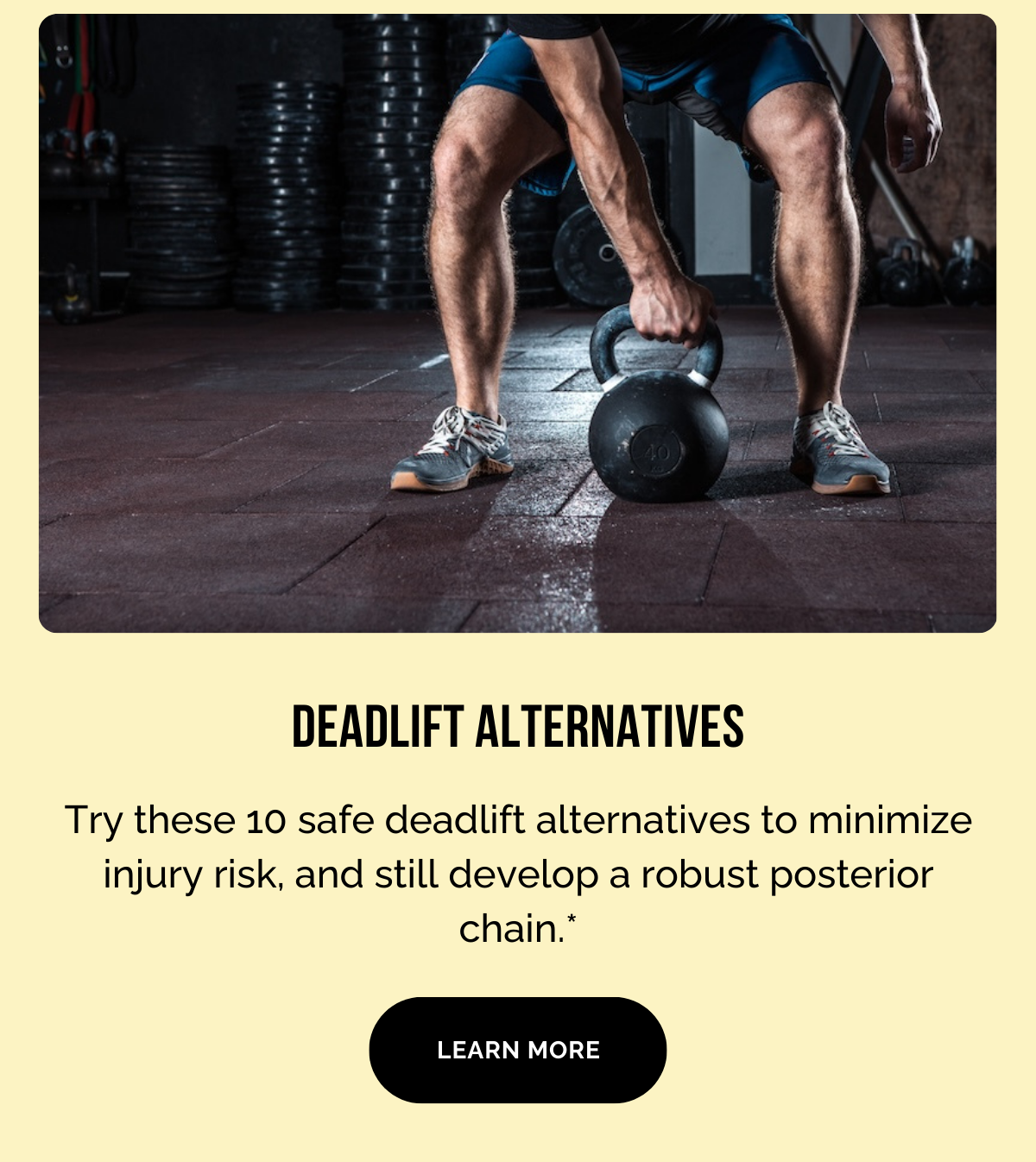 Deadlift Alternatives