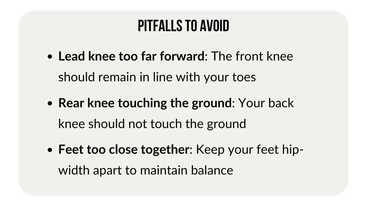 Lunges Instructions
