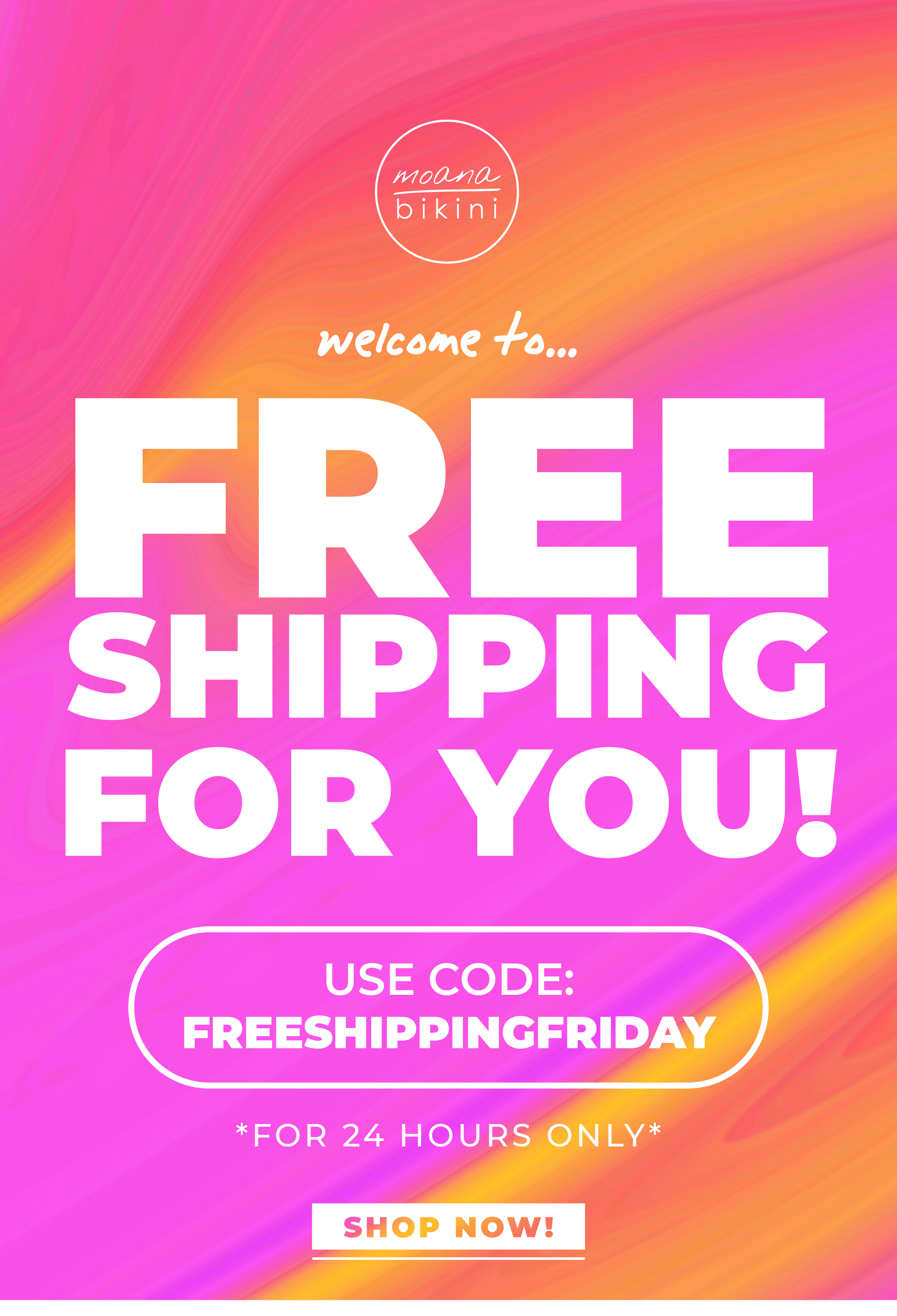 It's FREE SHIPPING FRIDAY! 🤪 Moana Bikini