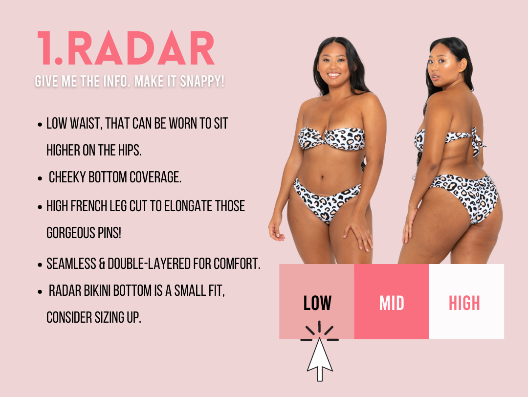Our guide to bikini bottom coverage 👙 Infamous Swim