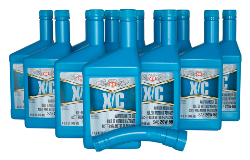 Phillips 66 X/C Aviation Oil 20w-50 Engine Oi