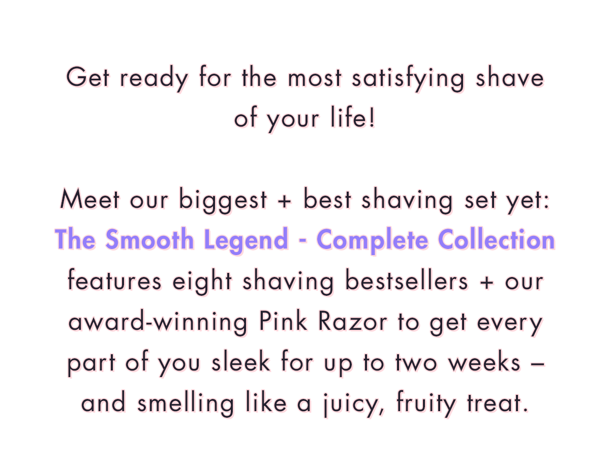 JUST IN 🪄 Truly’s biggest shave set yet! Truly