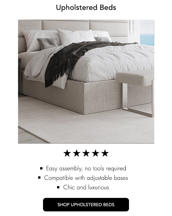 Modern & Minimalist Platform Beds Vant Panels