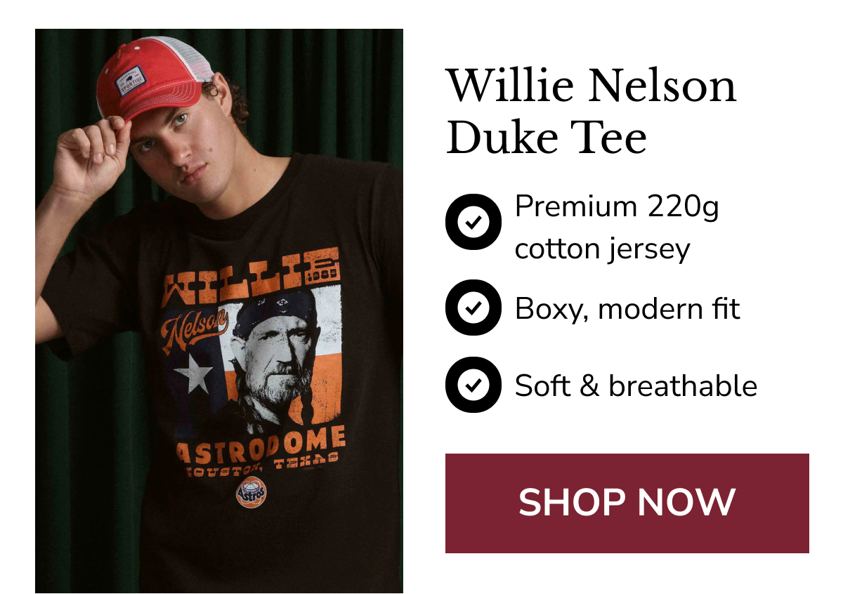 Willie Nelson Duke Tee