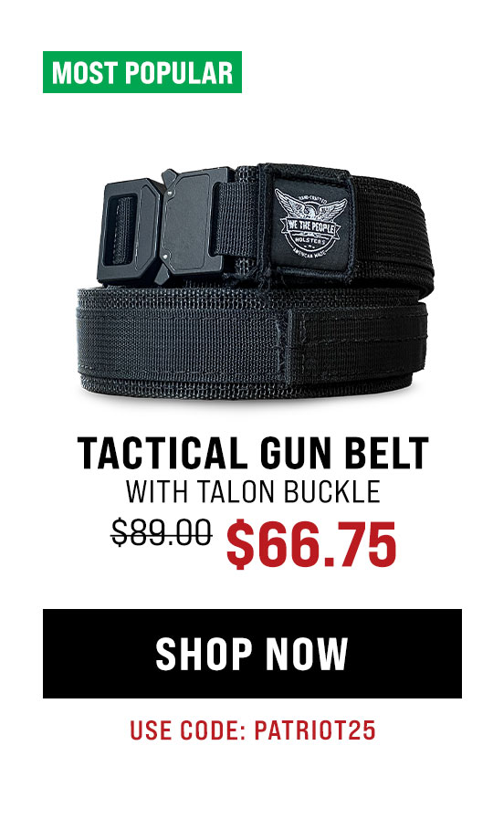 Tactical Gun Belt