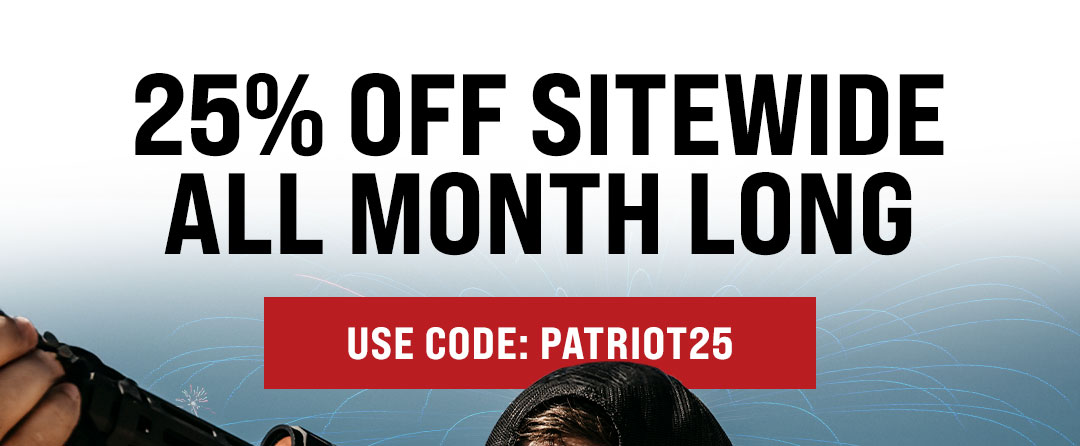 25% OFF Sitewide Freedom Month Sale