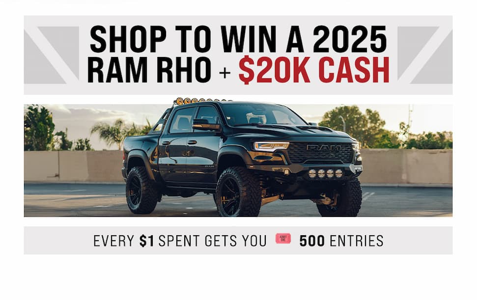 RAM RHO Giveaway