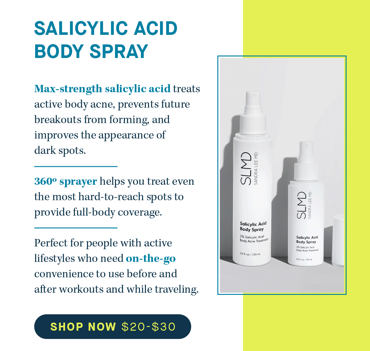 Still the best body acne spray 🤩 Slmd Skincare