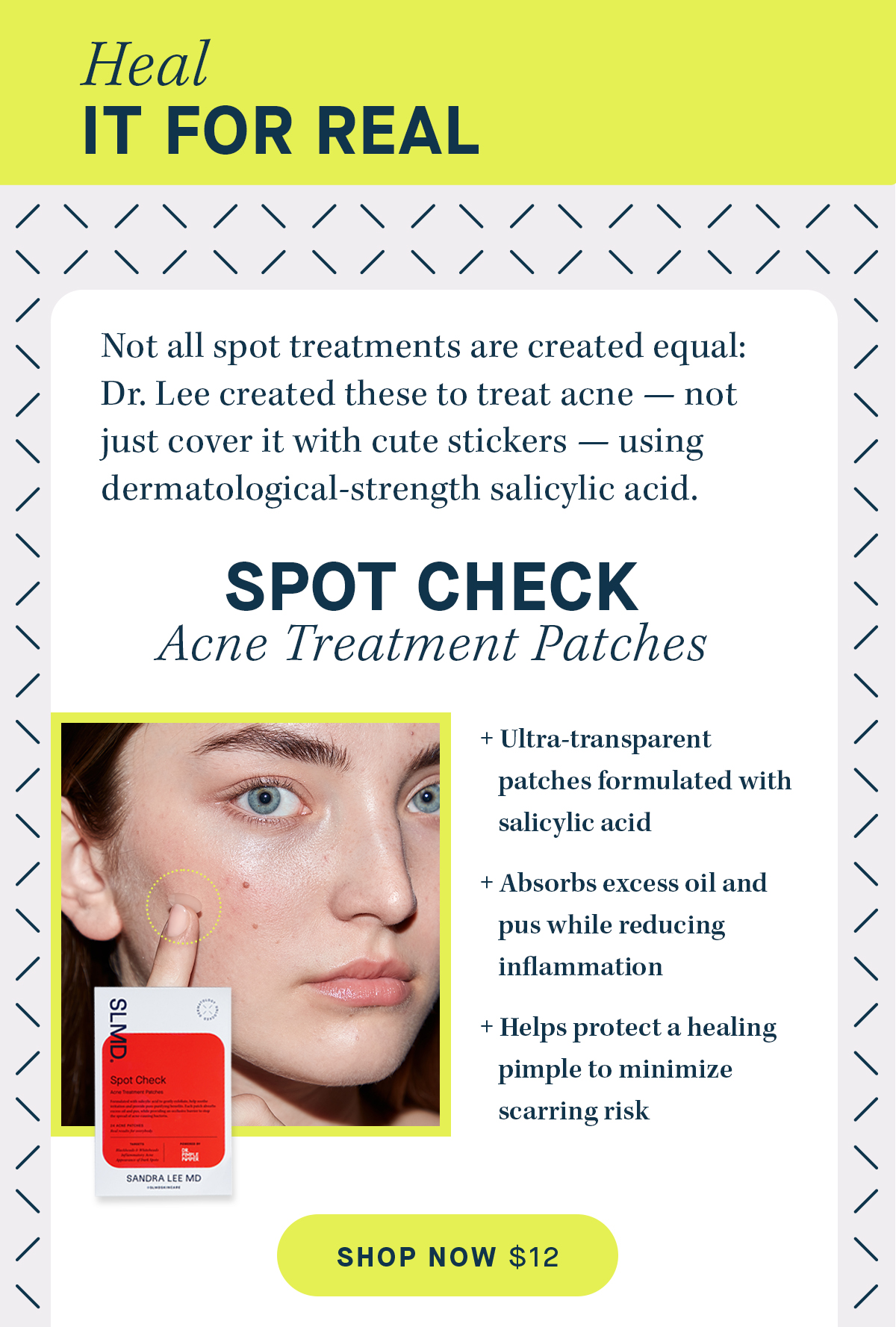 Warning Not all acne patches actually treat acne Slmd Skincare