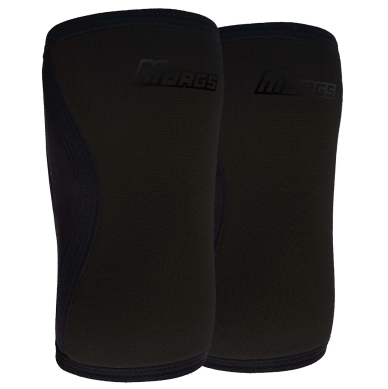 V2 7MM Knee Sleeves - Black on Black (Pair)