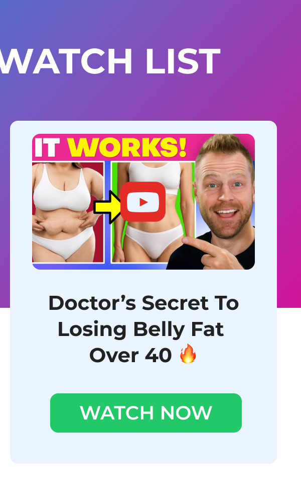 Doctor's Secret To Losing Belly Fat Over 40 🔥