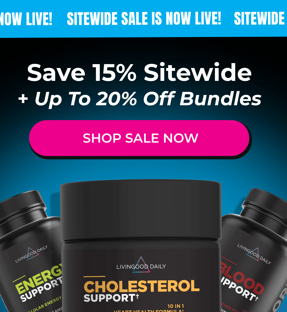 Shop & Save 15% Sitewide