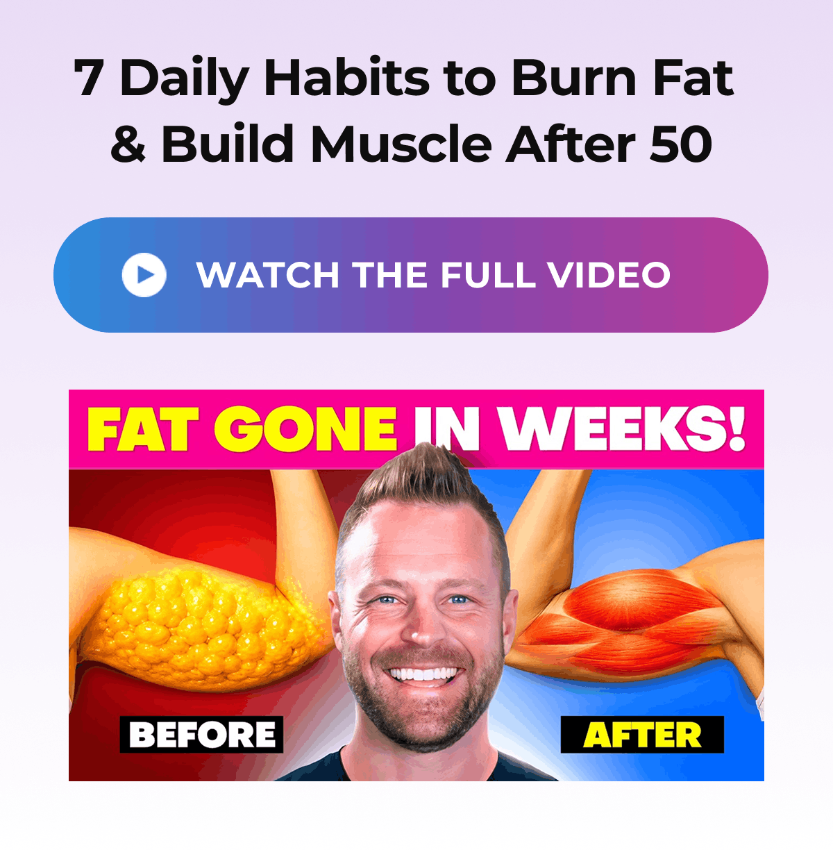 Do These 7 Things EVERY DAY To Burn Fat & Build Muscle After 50!