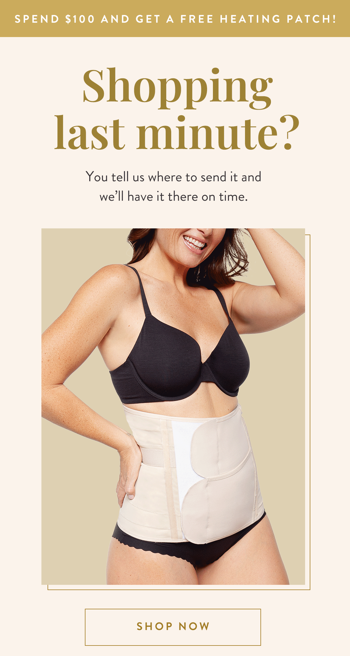 Last Minute Shopping? Belly Bandit