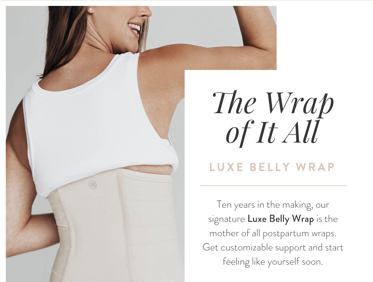 Wrap + Corset = LUXE Belly Wrap Belly Bandit