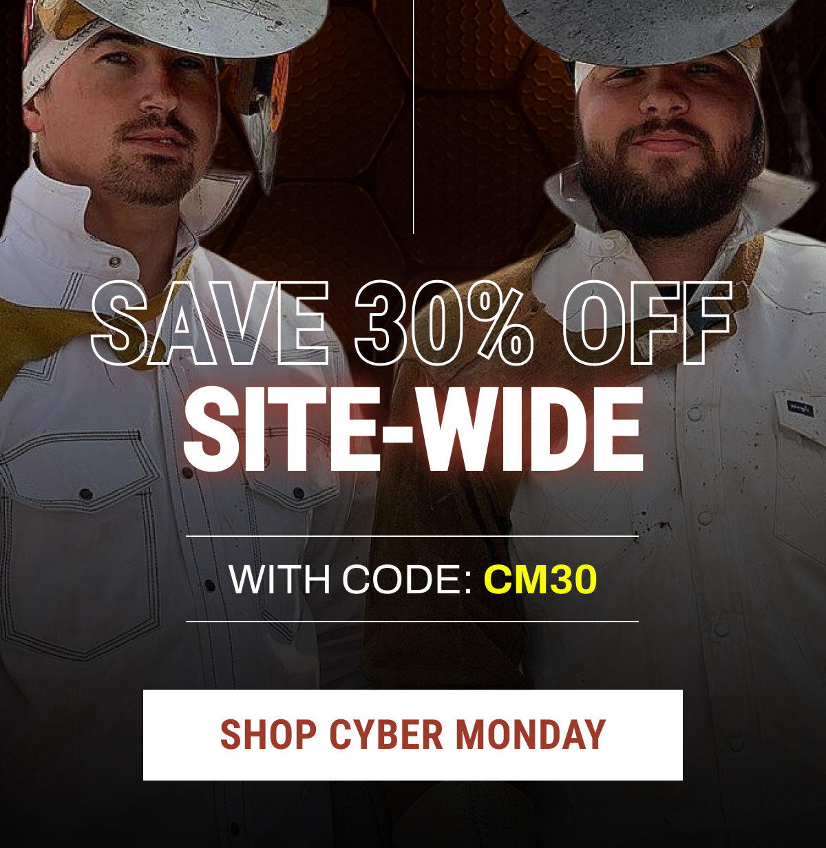 Save 30% OFF all western welder apparel with code: CM30