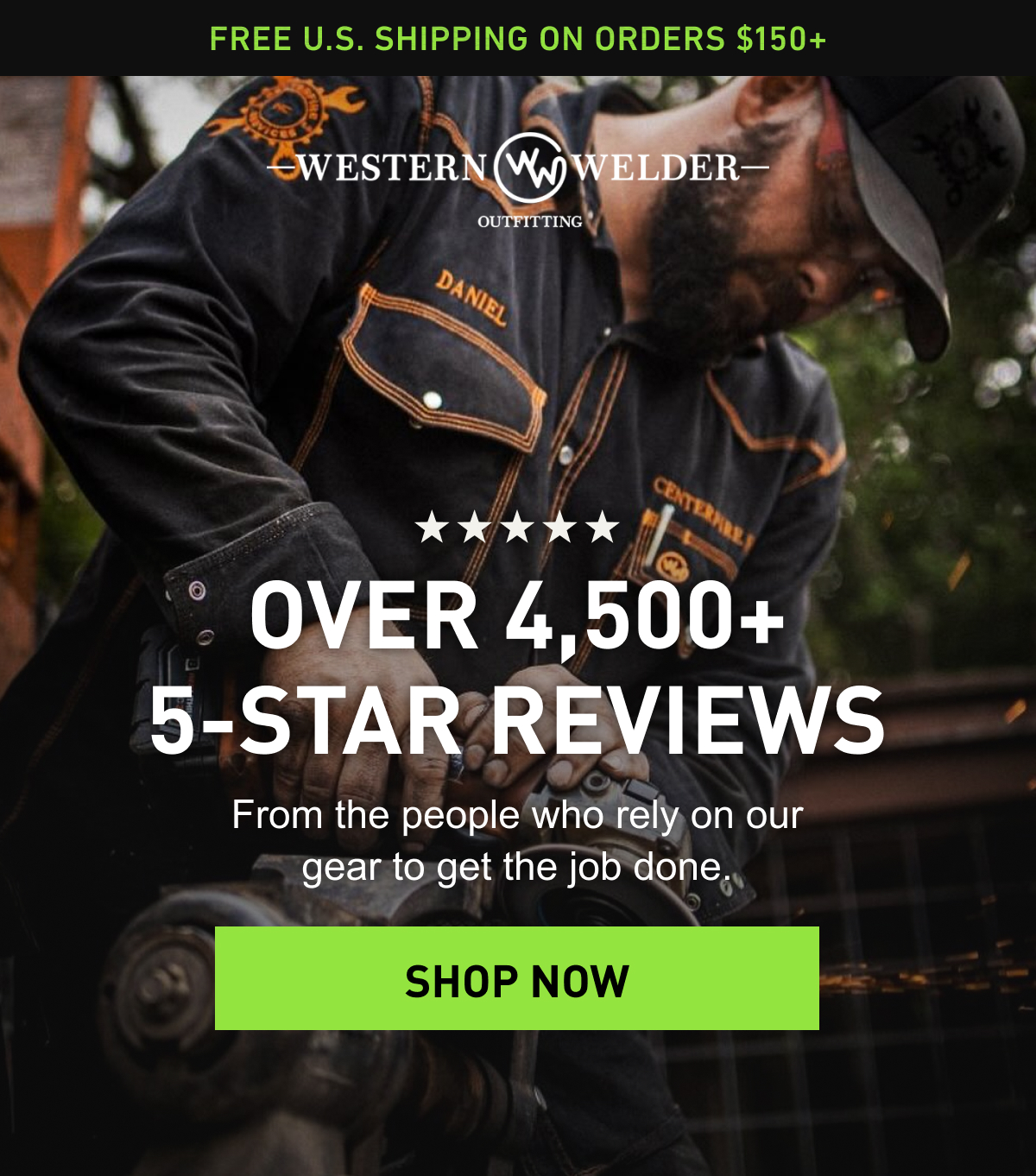 Over 4,500+ 5-star reviews from the people who rely on our gear to get the job done