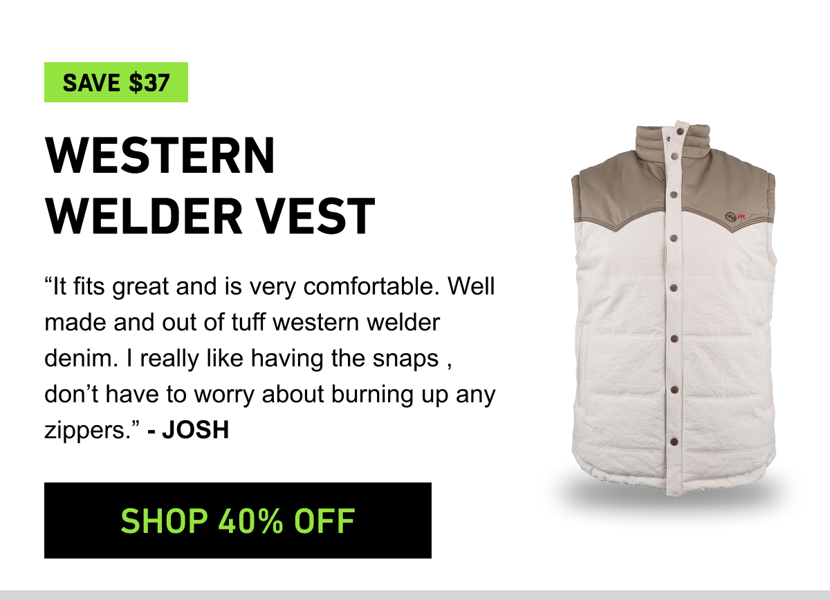 western welder vests