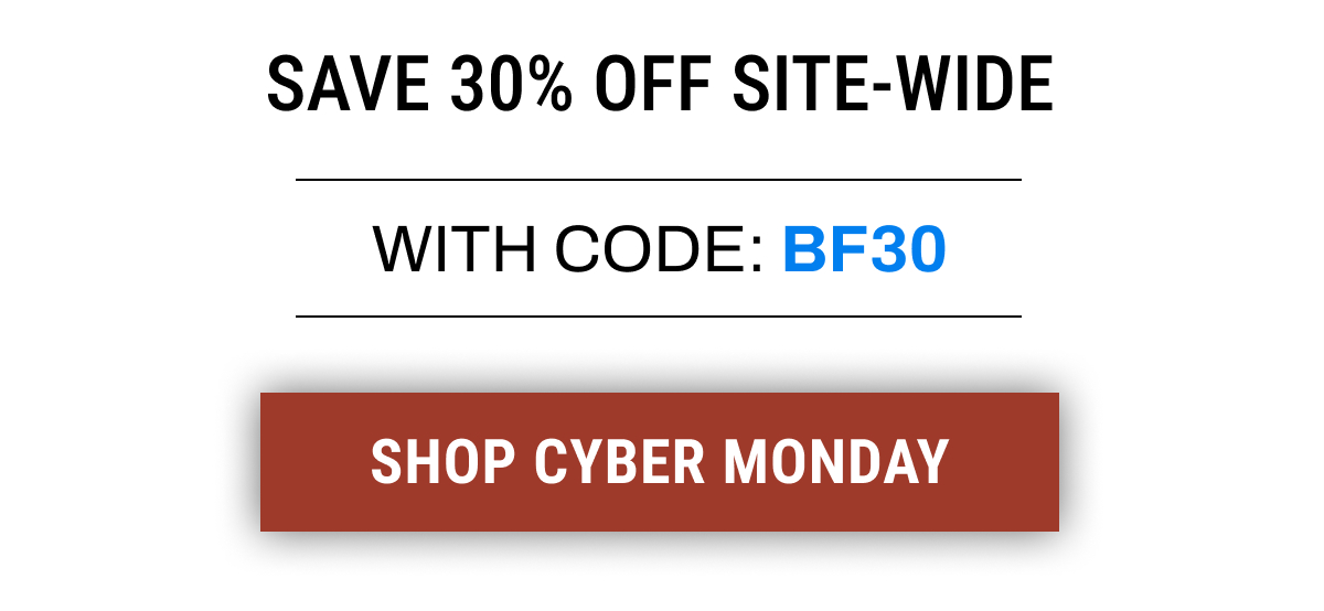 Save 305 OFF site-wide with code: BF30