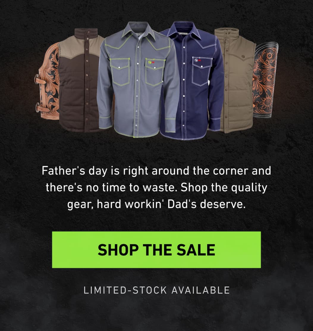 Father's day is right around the corner and there's no time to waste. Shop the quality gear, hard workin' Dad's deserve.
