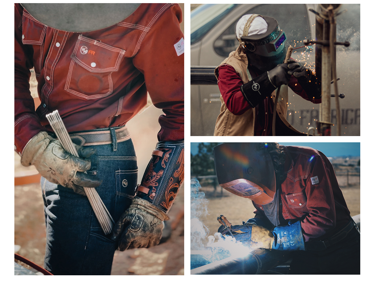 lifestyle photos of western welder
