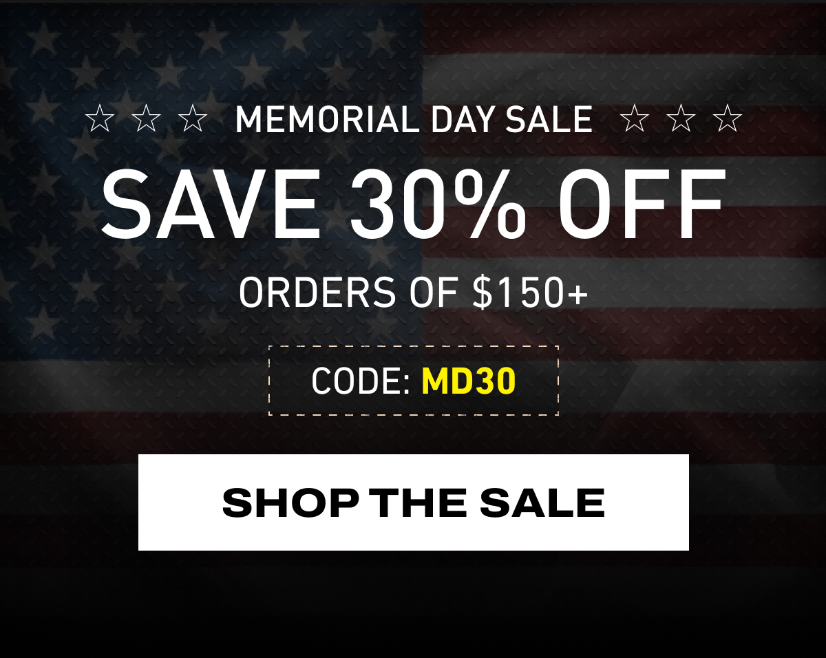 Memorial day sale 30% off with code MD30