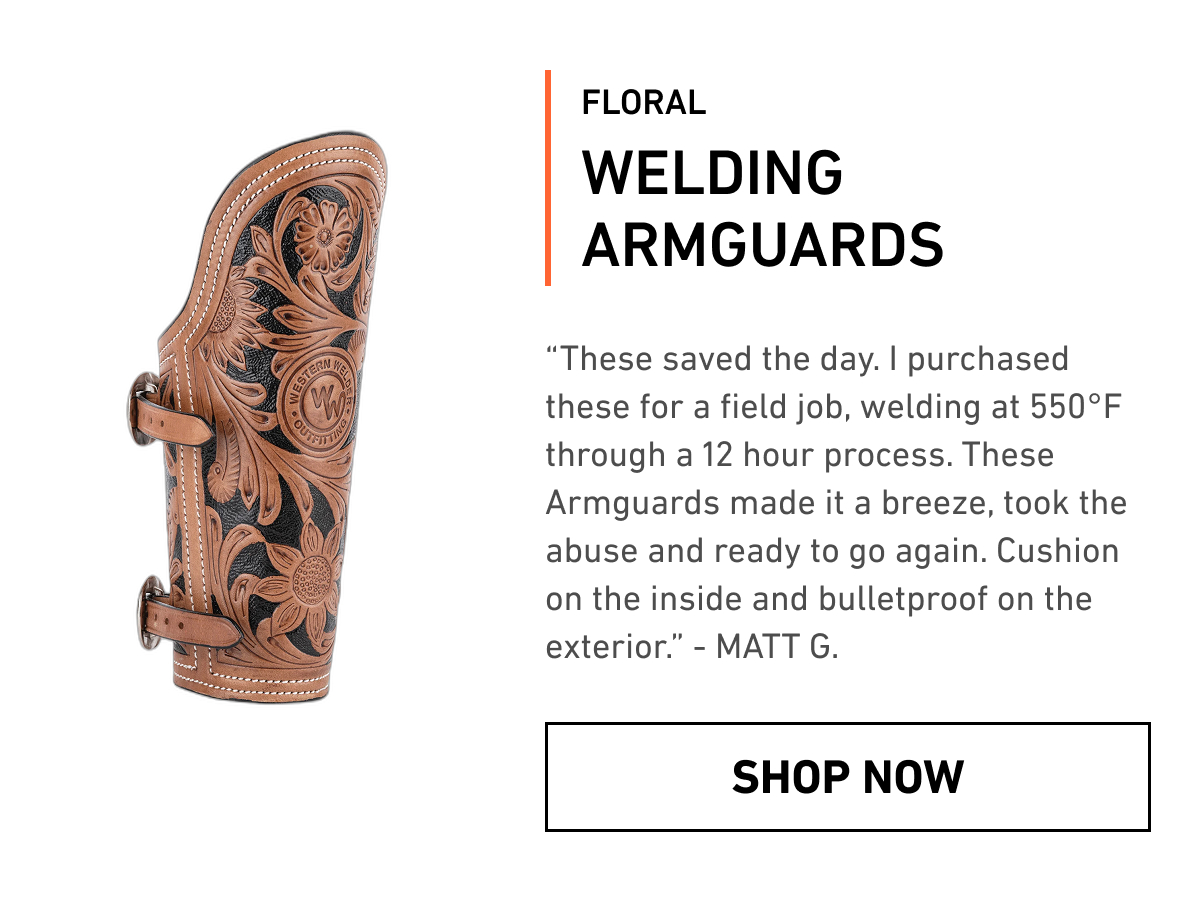 Floral Welding Armguards